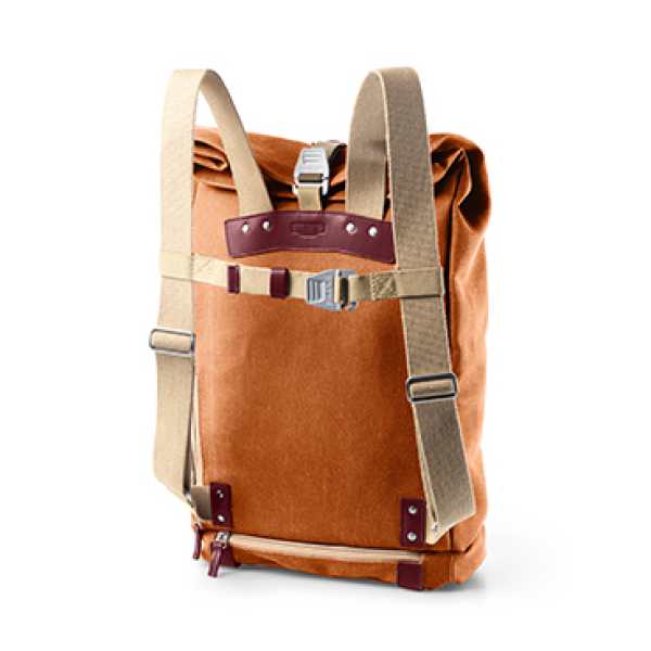 BROOKS Pickwick Canvas Backpack Small goose beak/maroon