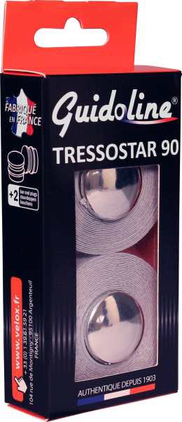 Lenkerband Textil Tressostar 90 Velox (1 Paar) grau