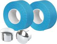 Lenkerband Textil Tressostar 90 Velox (1 Paar) blau karibisch